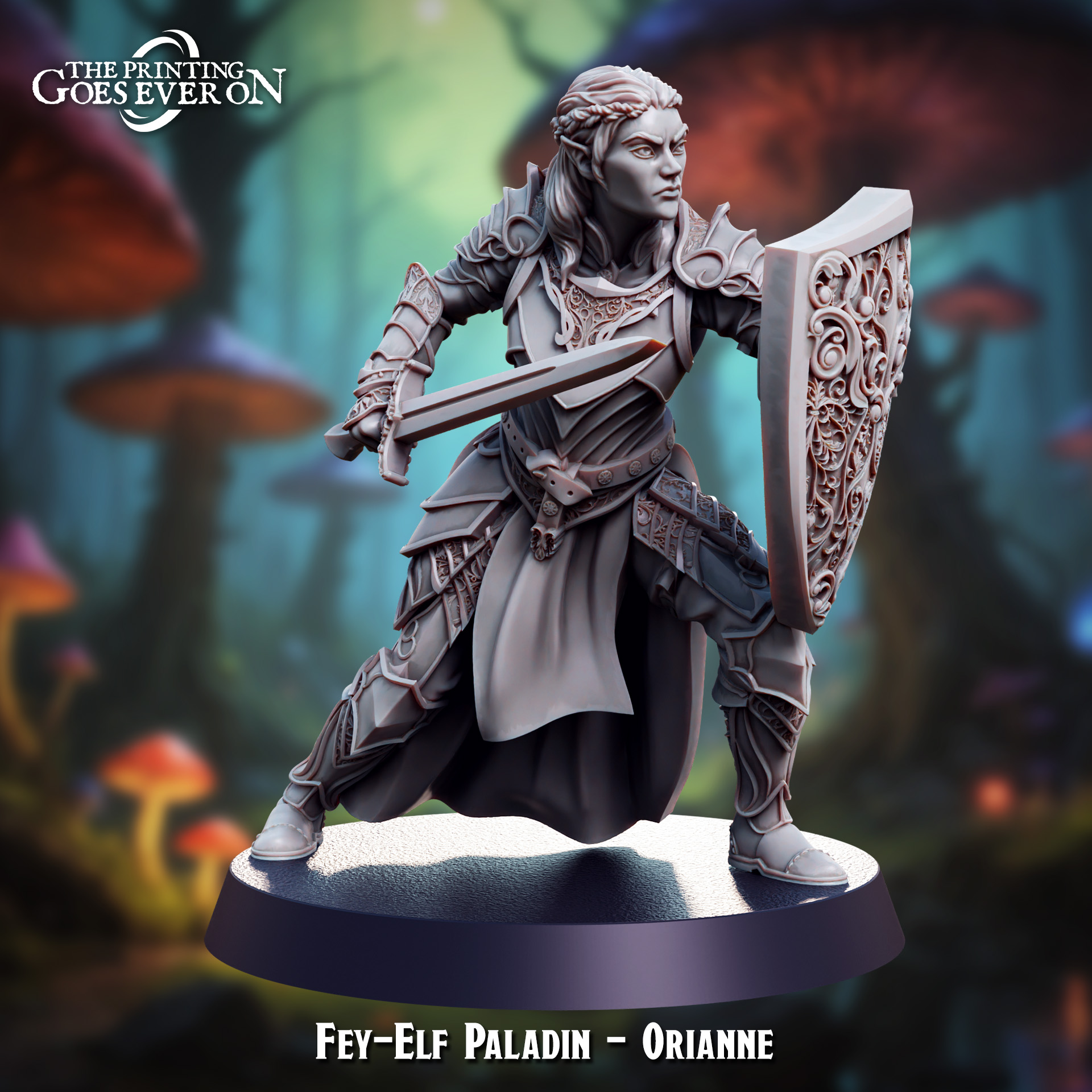 Fey-Elf Paladin - Orianne - Presupported